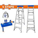 021 WLD2H04 ESCALERA DE ALUMINIO 5 ESCALONES WADFOW
