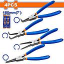 021 WPS2604 Set 4 Pinzas Saca Seguros Wadfow