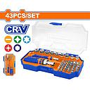 021 WSS8B43 Juego De Destornillador Con Accesorios - 43 piezas WADFOW