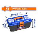 021 WTB3313 Caja de Herramientas 13" WADFOW