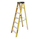 104 Escalera Tijera Dielectrica Stanley Fibra 6 Escalones Fs