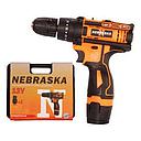 104 NEMEBTA612K Taladro Atornillador Nebraska 10mm Con Maletín De Transporte