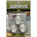 002 AFX P54 TO PERCHAS AUTOADHESIVAS OVAL X 3 U. 54MM TRANSPARENTE