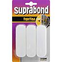 002 TPR BC TOPETINA Rectangular - blanca - de 8.5 x 3cm / espesor 5mm