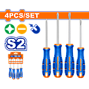 021 WSSA404 Juego De Destornilladores 4Pcs