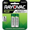 025 RYPIRCSA3354 Rayovac AA x 2 Recargable 1350 mha