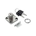 027 BRZ-1100 CERRADURA CAJON BASE CUADRADA L: 22 MM - D: 19 MM