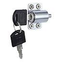 027 BRZ-1130 CERRADURA P/VENTANA CORREDIZA CROMO