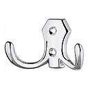 027 VA-12-C PERCHA ESTILO DOBLE 45X75MM CROMO