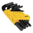 058 JUEGO DE 10 LLAVES ALLEM PRETUL