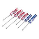 058 JUEGO DE 6 DESTORNILLADORES TRANSPARENTES