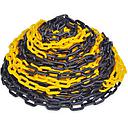 076 CADENA AMARILLA/NEGRA PLASTICA