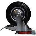 079 24025 RUEDA GOMA/CHAPA GIRATORIA 75MM FRENO