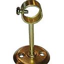 087 SOPORTE BARRAL H° BRONCEADO MEDIANO CERRADO 16MM